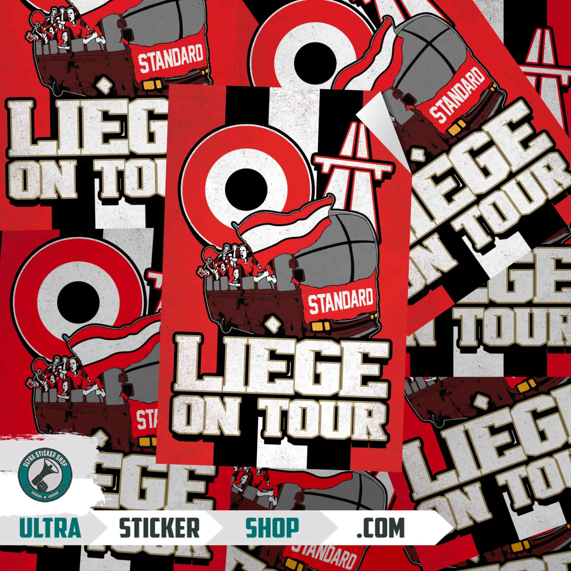 Liège on tour Autocollants
