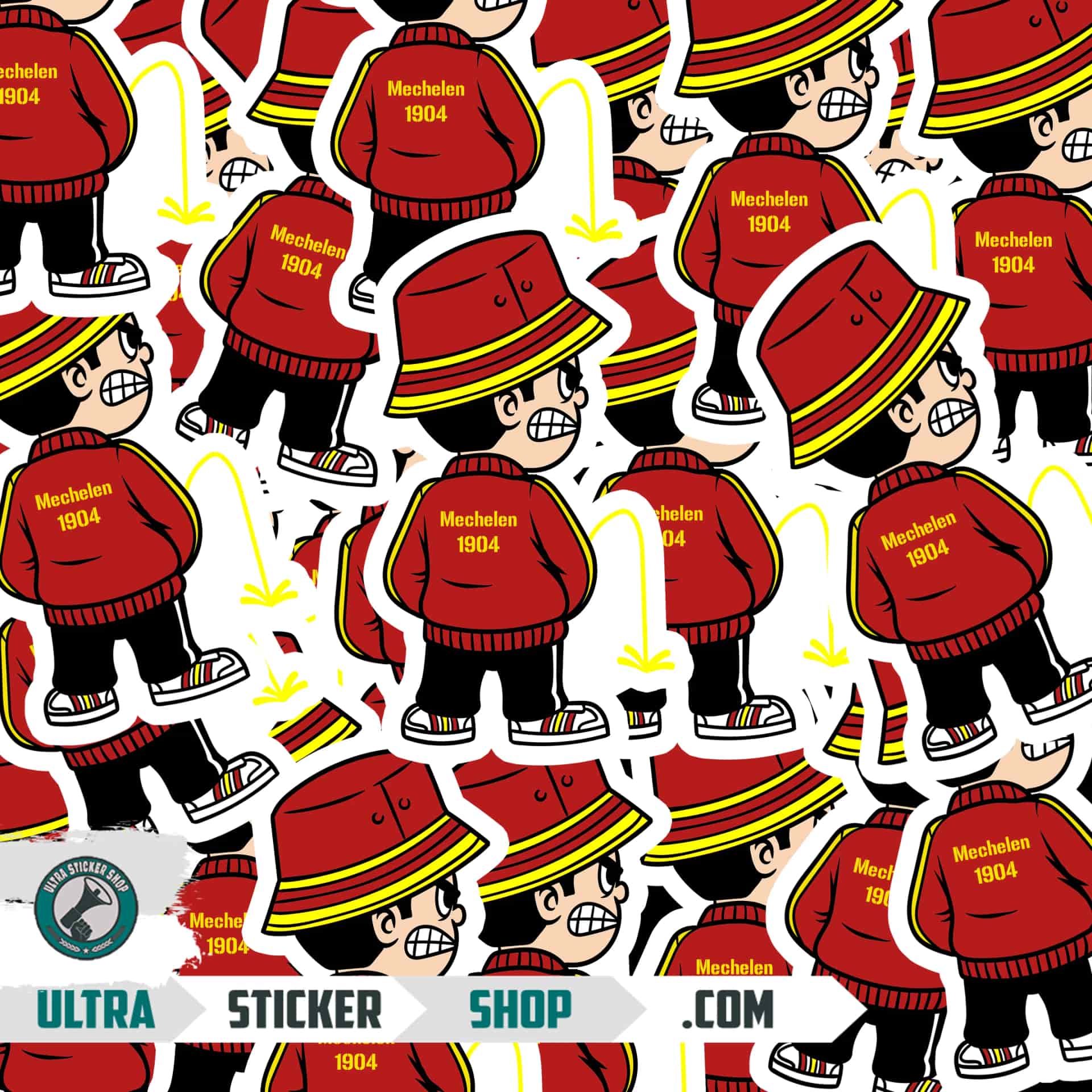 Mechelen 1904 Pee Kid Stickers