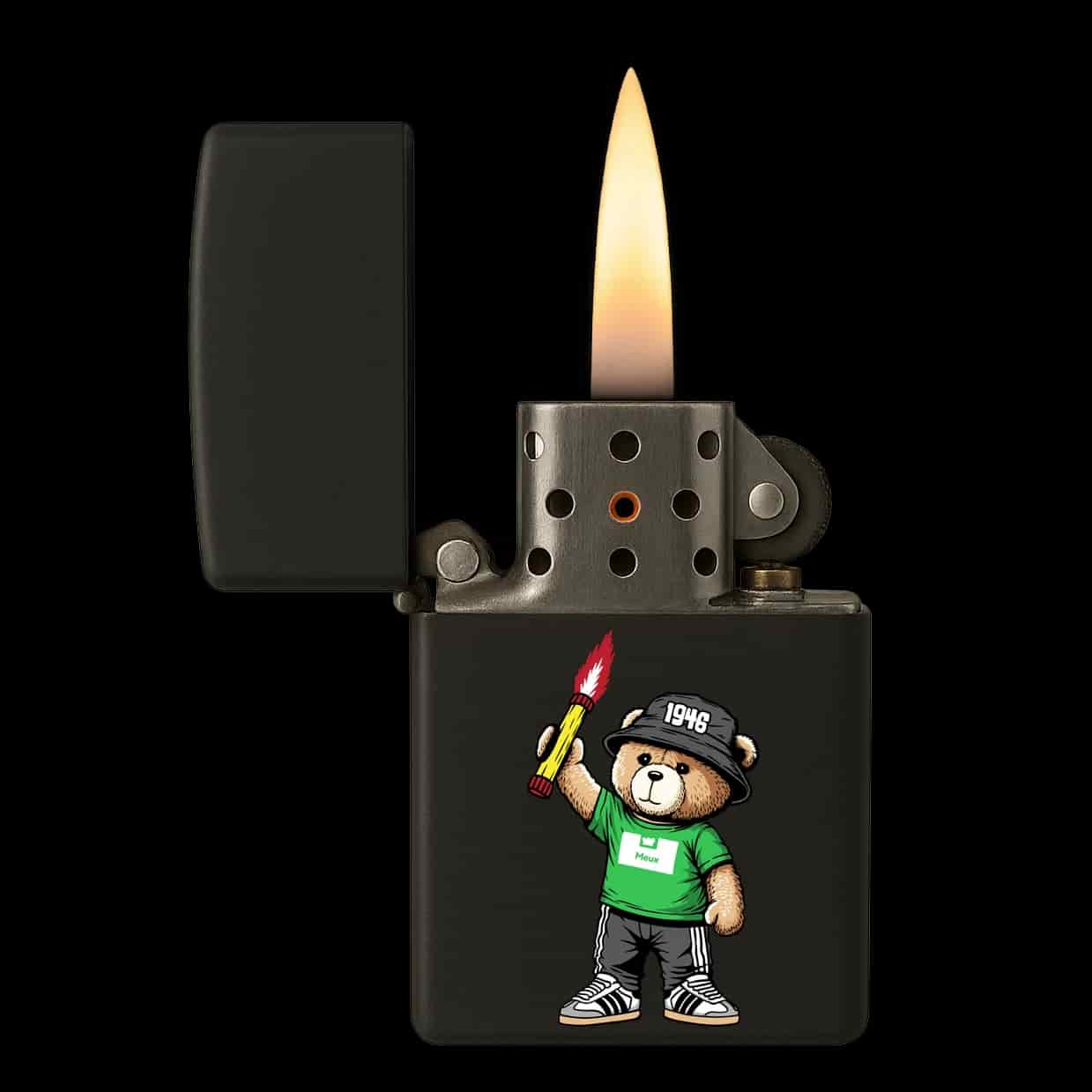 Meux 1946 bear Aansteker