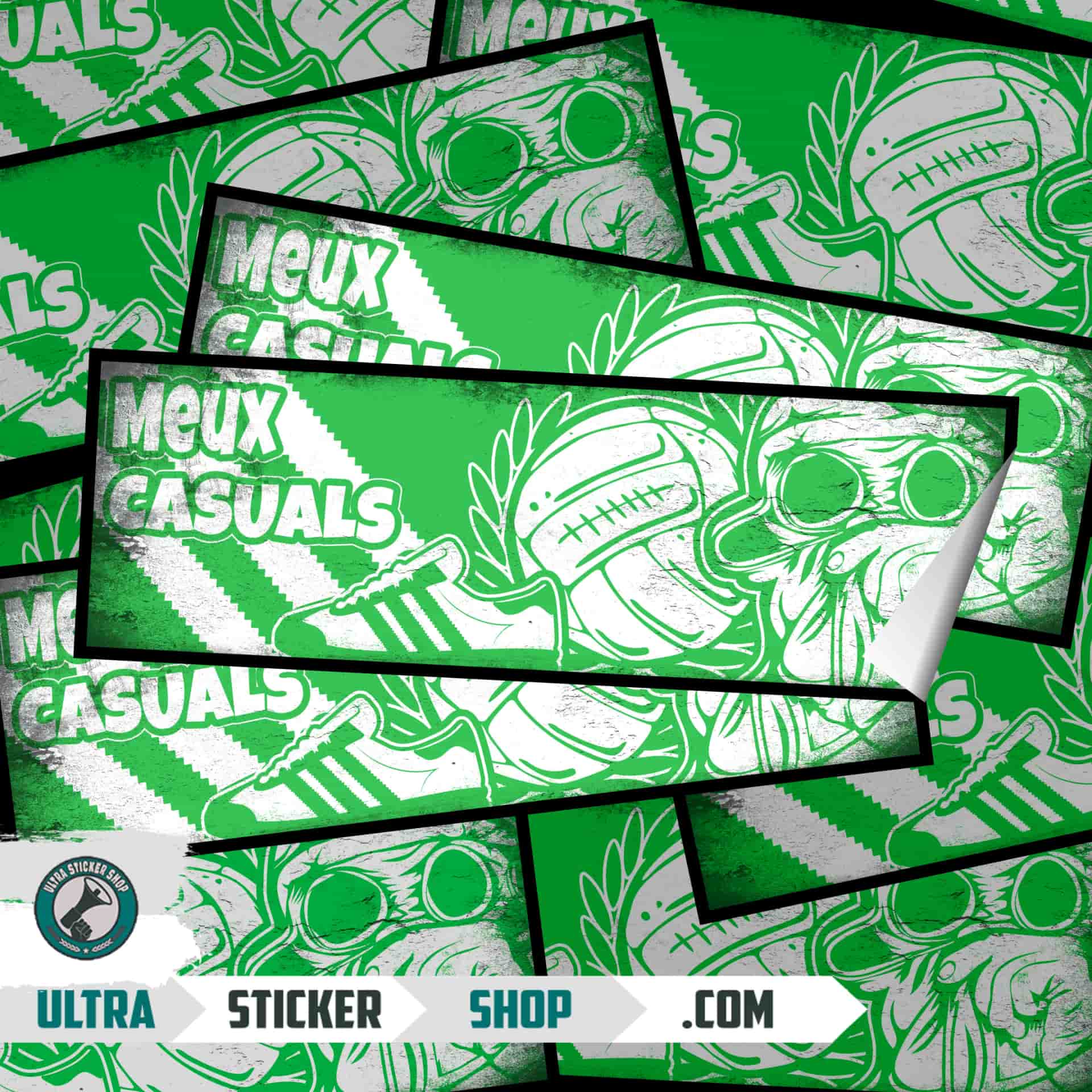 Meux casuals Autocollants