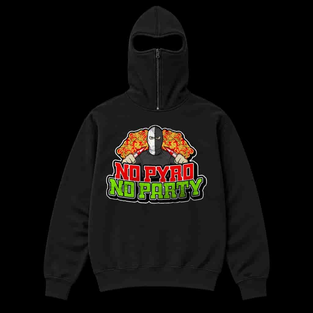 No pyro no party Ninja Hoodie