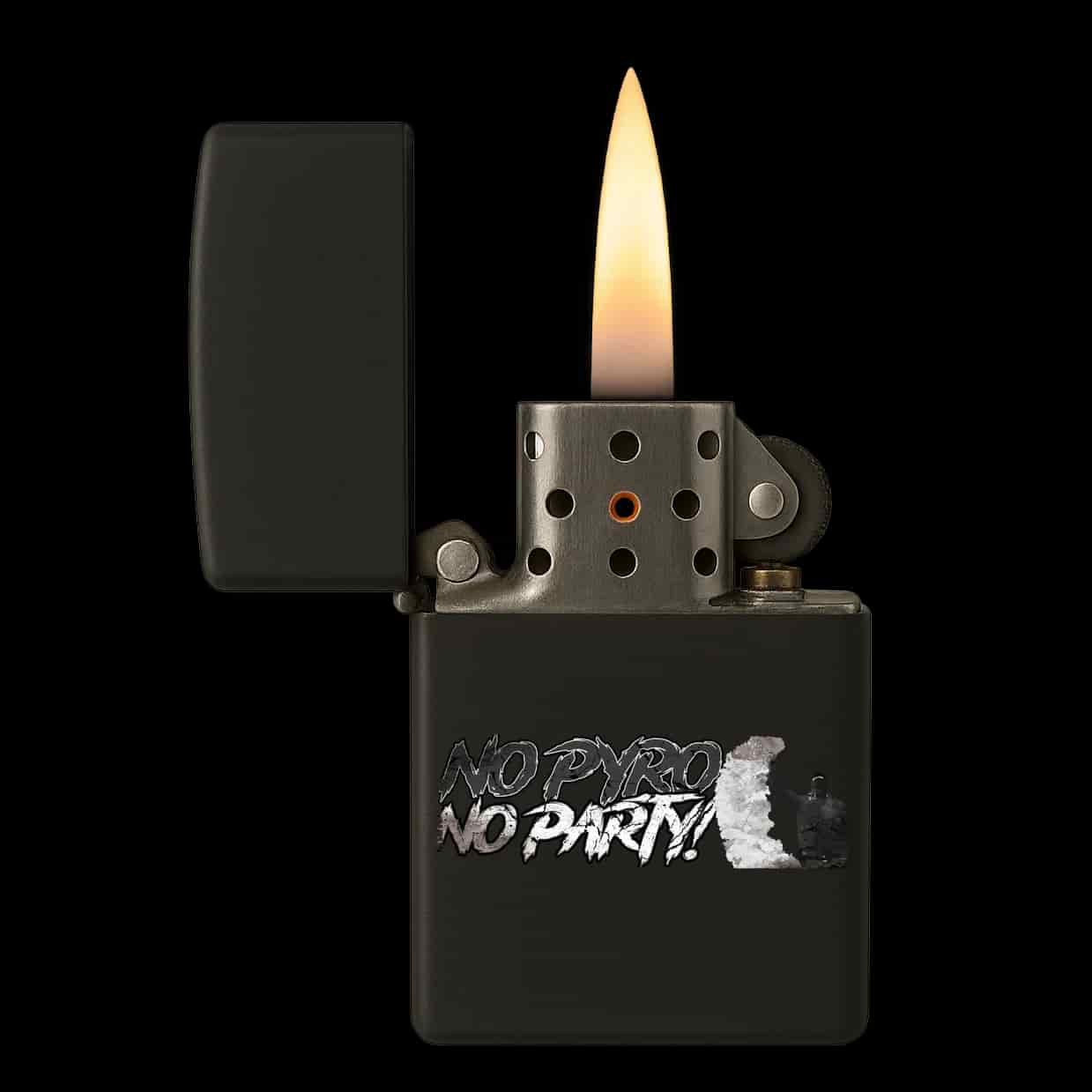 No pyro no party Allume-feu
