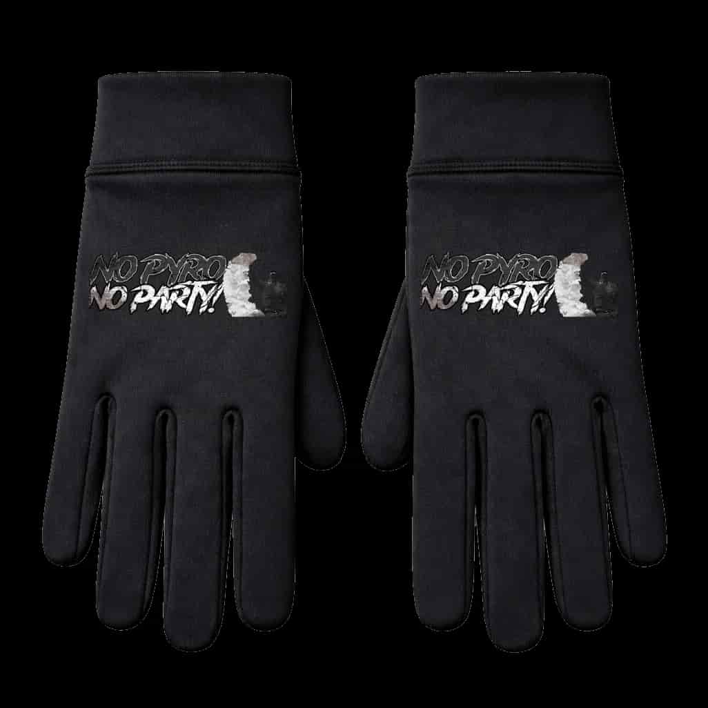 No pyro no party Gants