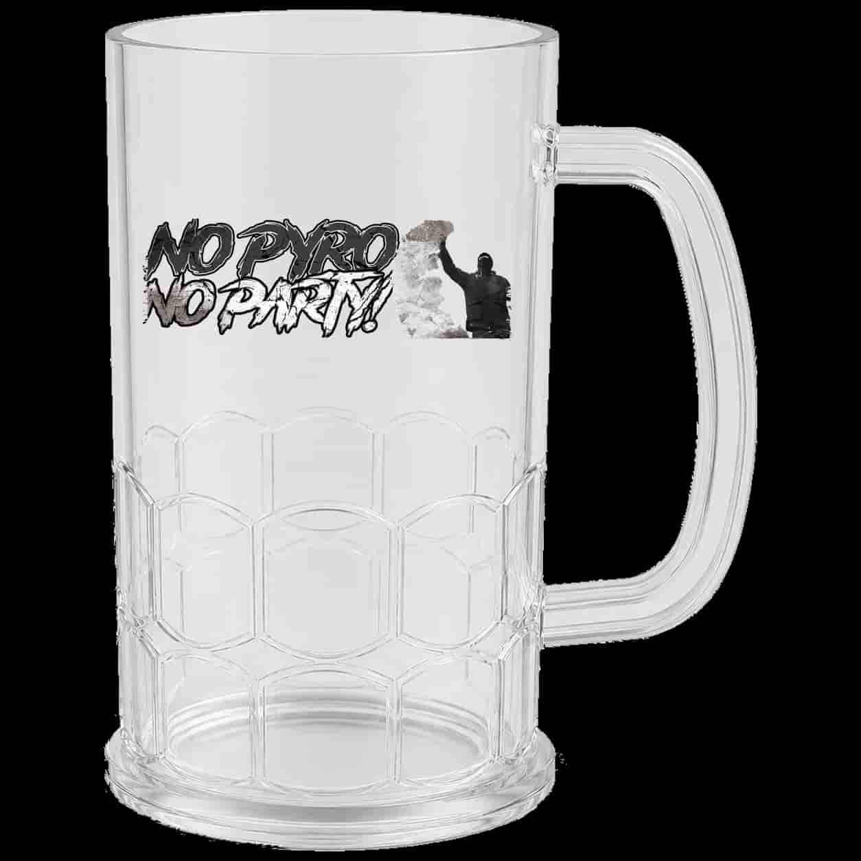 No pyro no party Chope à bière