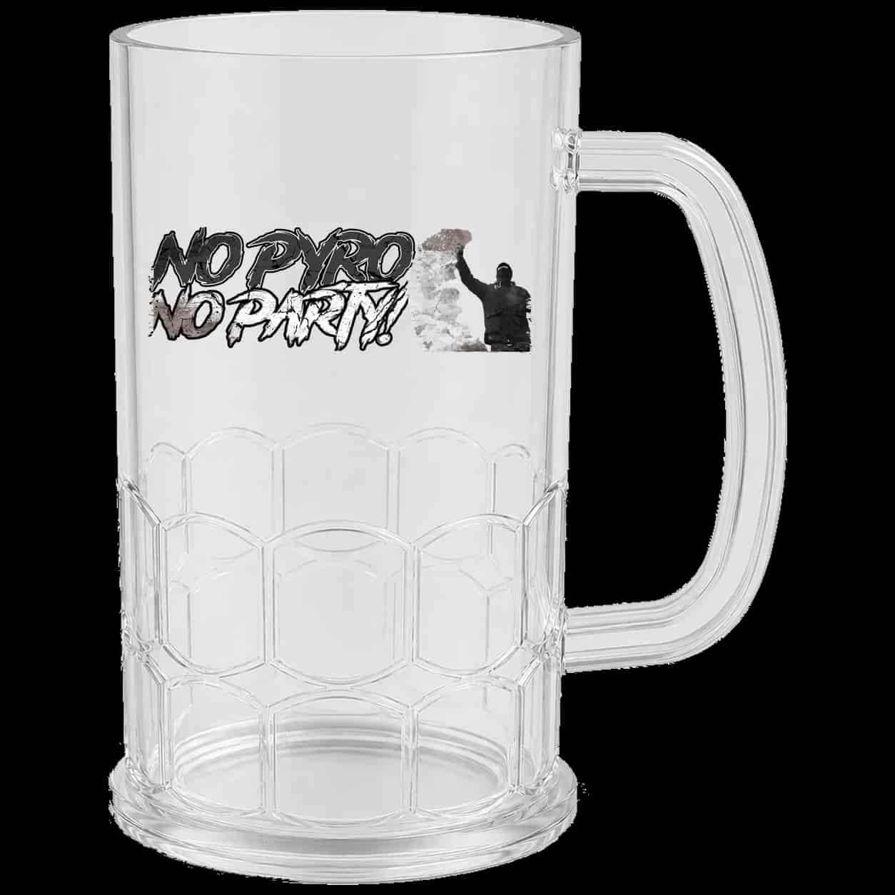 No pyro no party Chope à bière