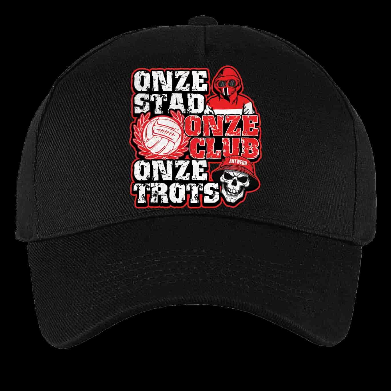 onze stad onze club onze trots Antwerp Casquette