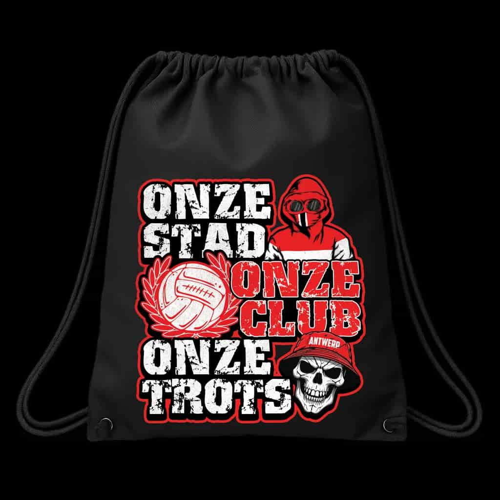 onze stad onze club onze trots Antwerp Sac à dos