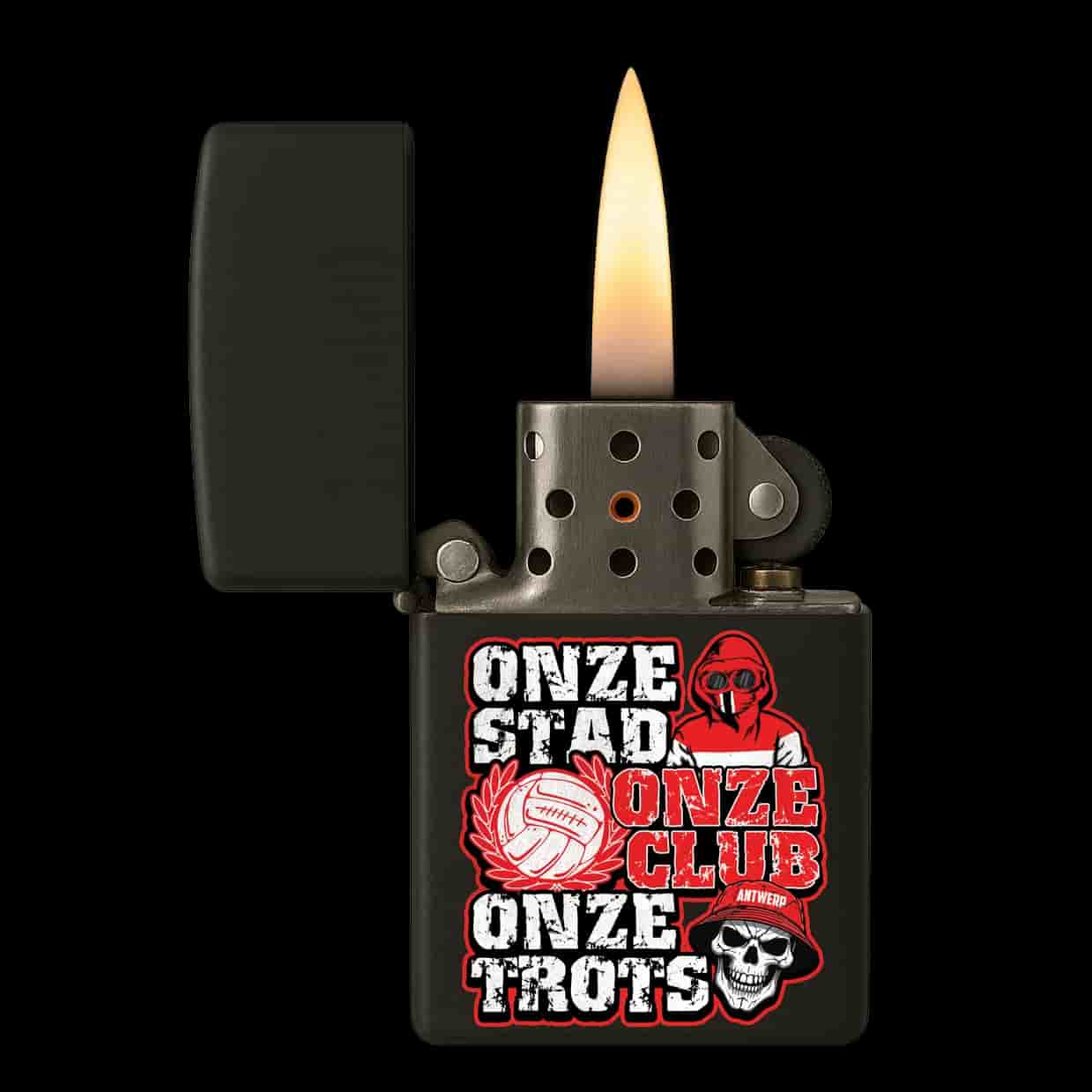 onze stad onze club onze trots Antwerp Allume-feu