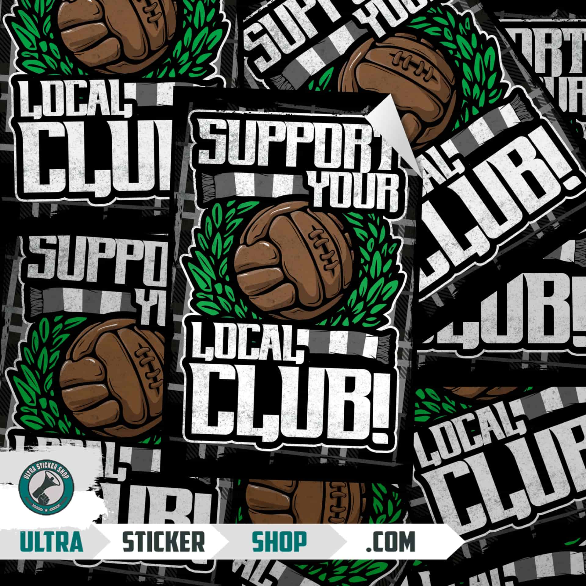 Support Your local football team! Autocollants