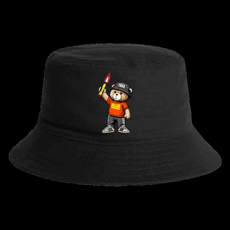 Tubize-Braine 1953 bear Bucket Hat
