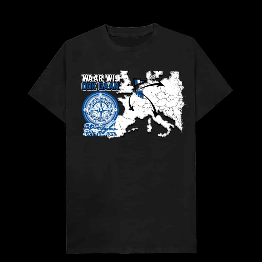 Waar wij ook gaan Genk T-shirt