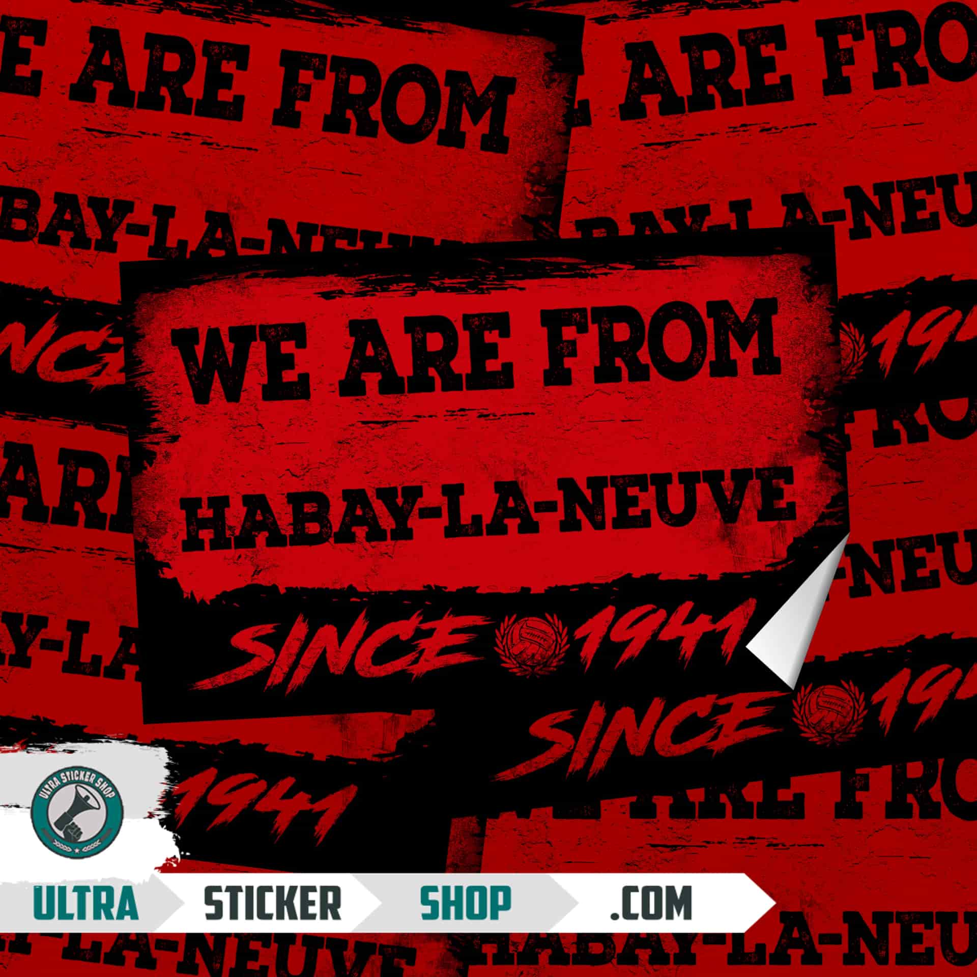 We Are From Habay-la-Neuve 1941 Stickers
