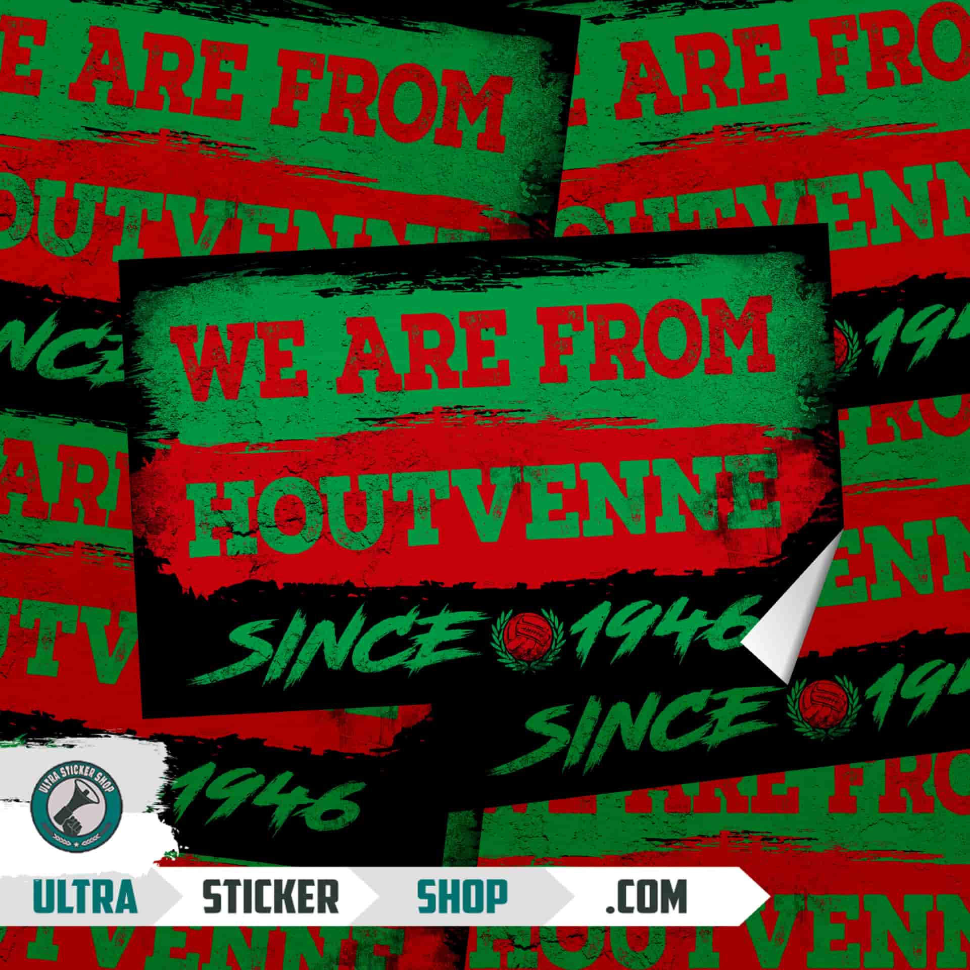 We Are From Houtvenne 1946 Stickers