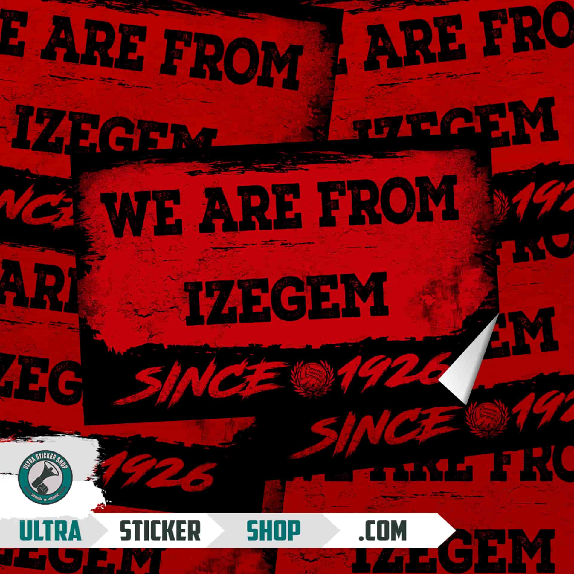 We Are From Izegem 1926 Stickers