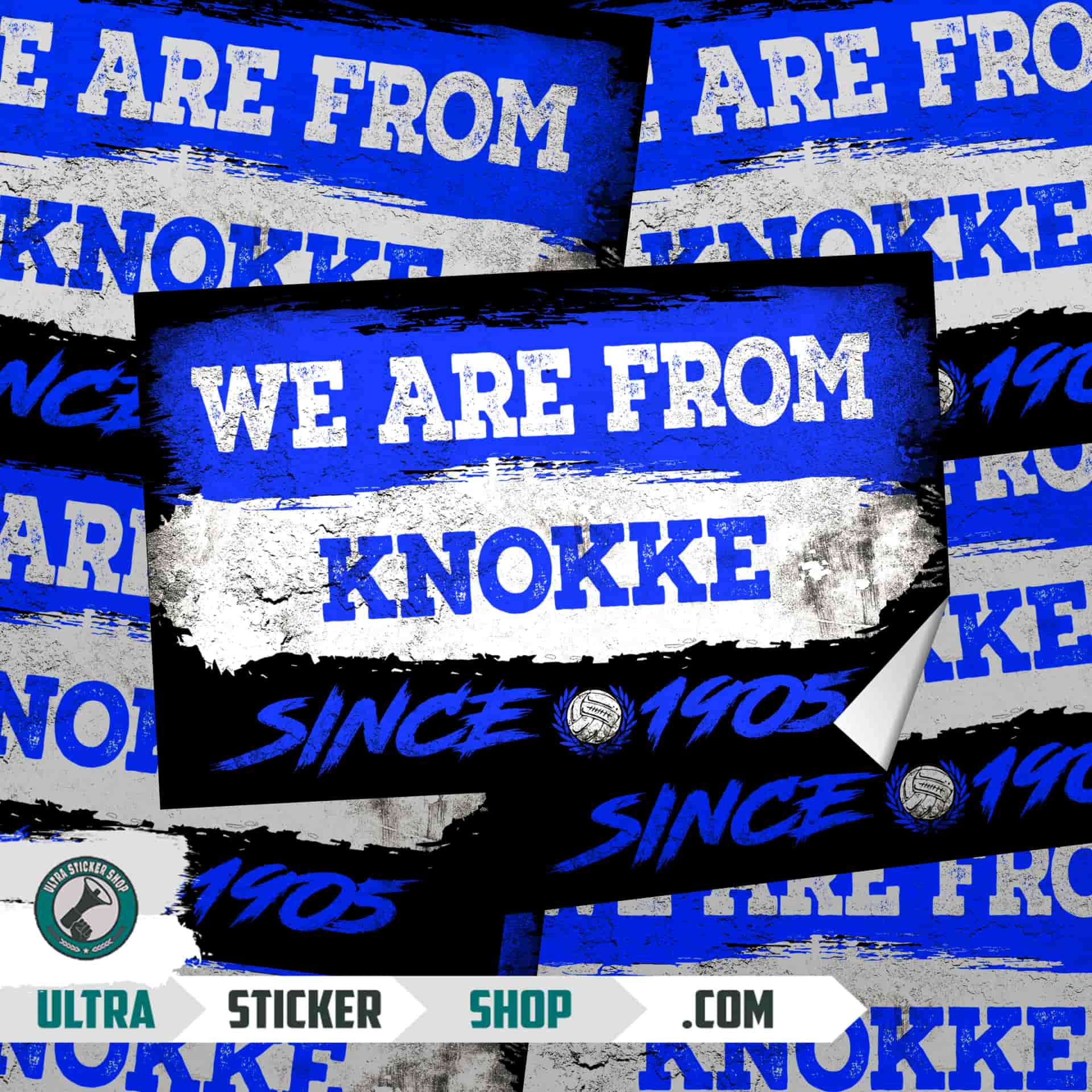 We Are From Knokke 1905 Stickers