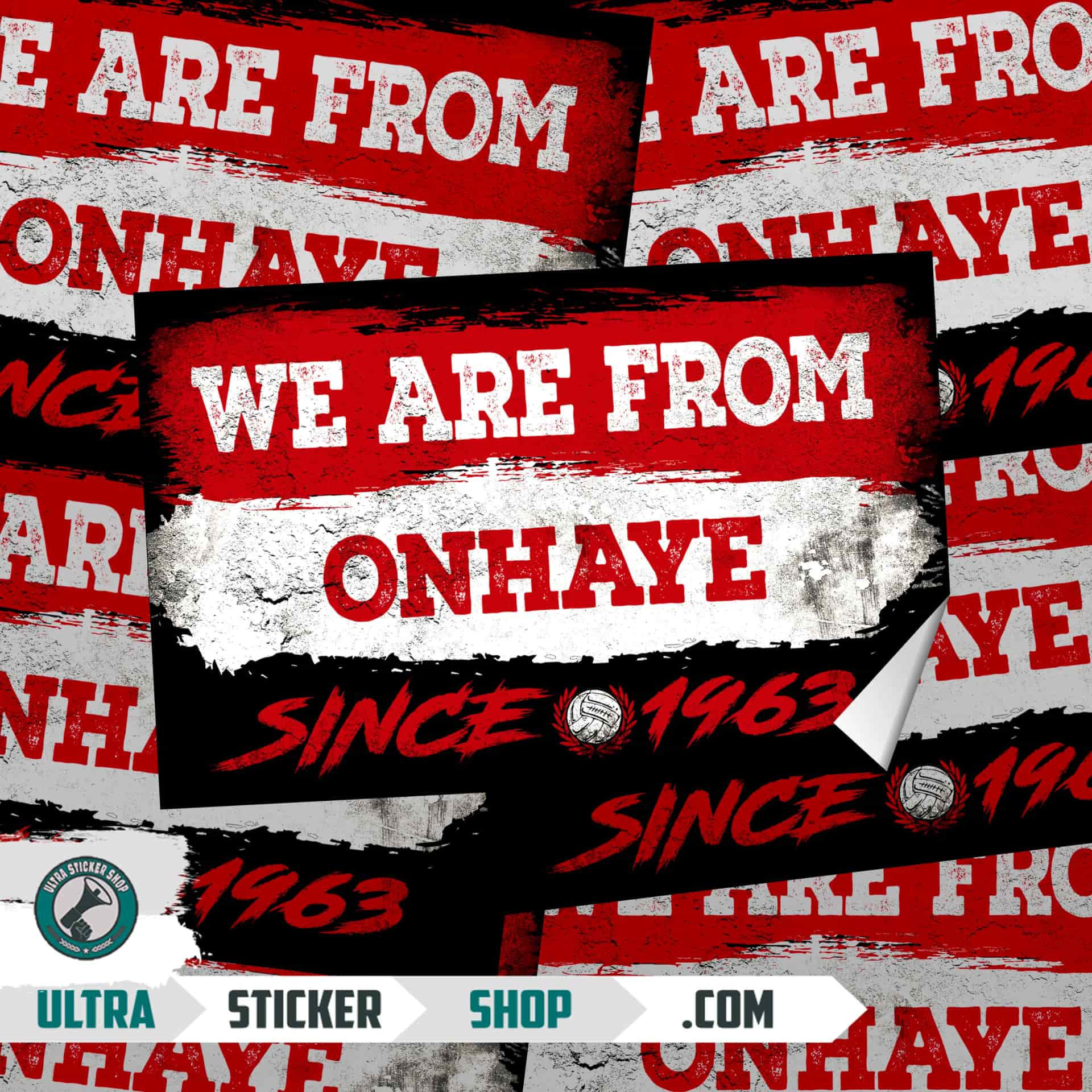 We Are From Onhaye 1963 Stickers