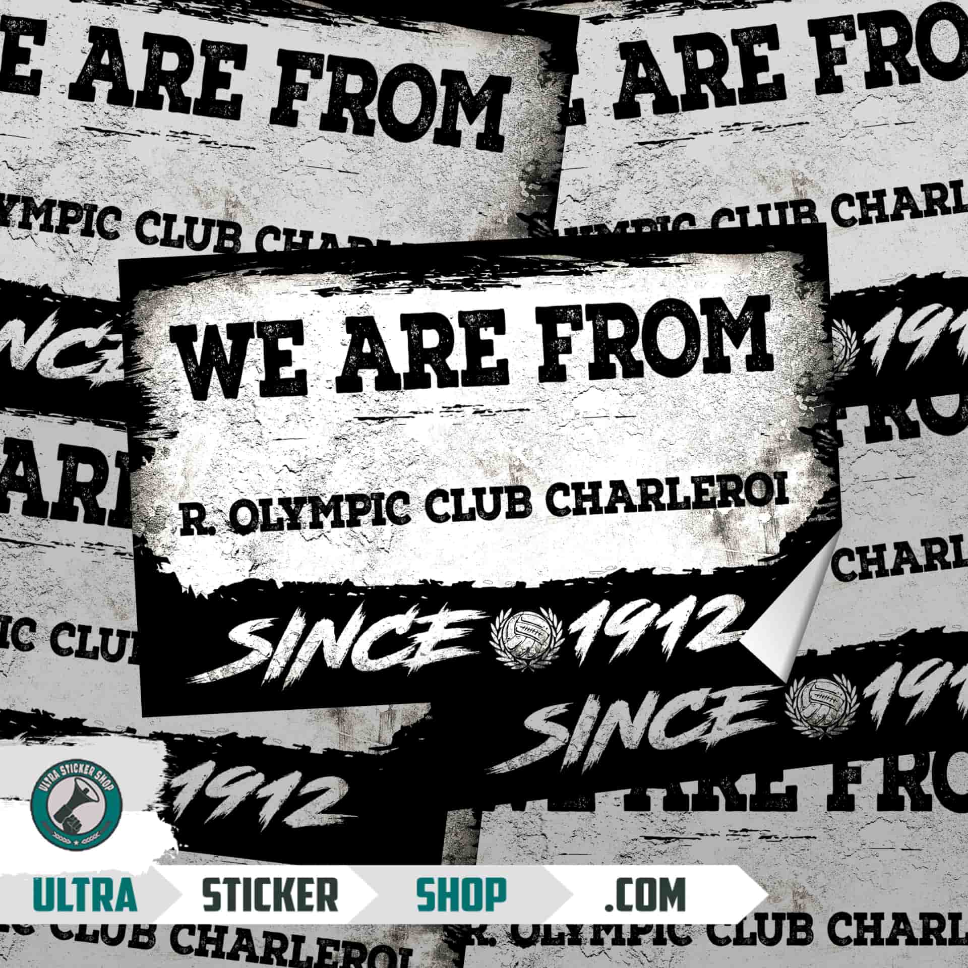 We Are From R. Olympic Club Charleroi 1912 Stickers