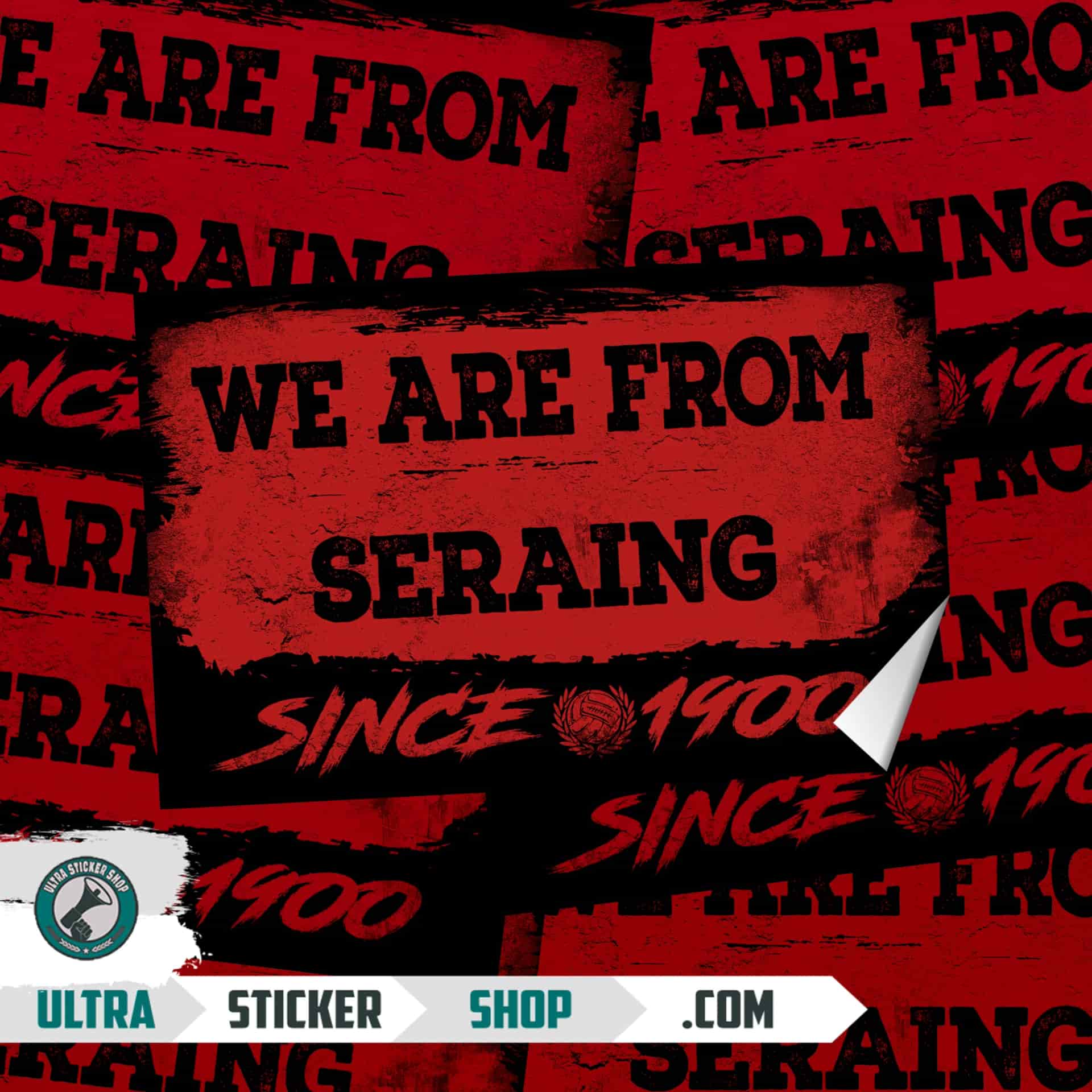 We are from Seraing since 1922 Autocollants