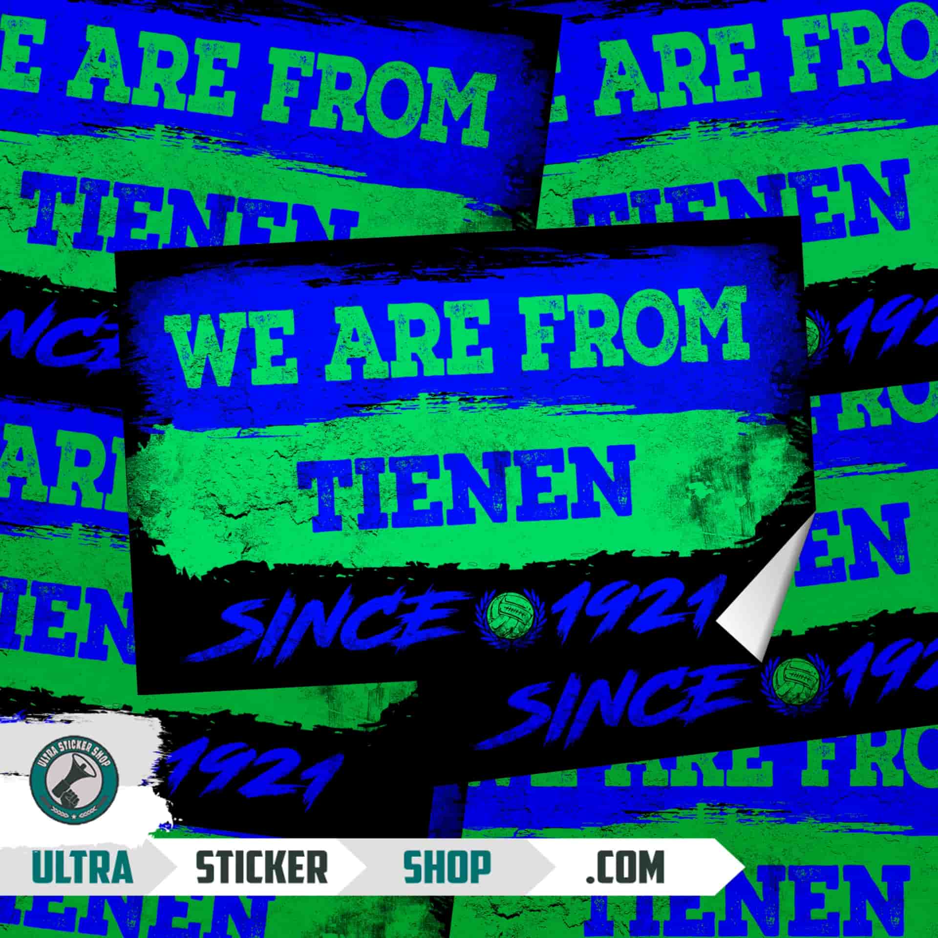 We Are From Tienen 1921 Stickers