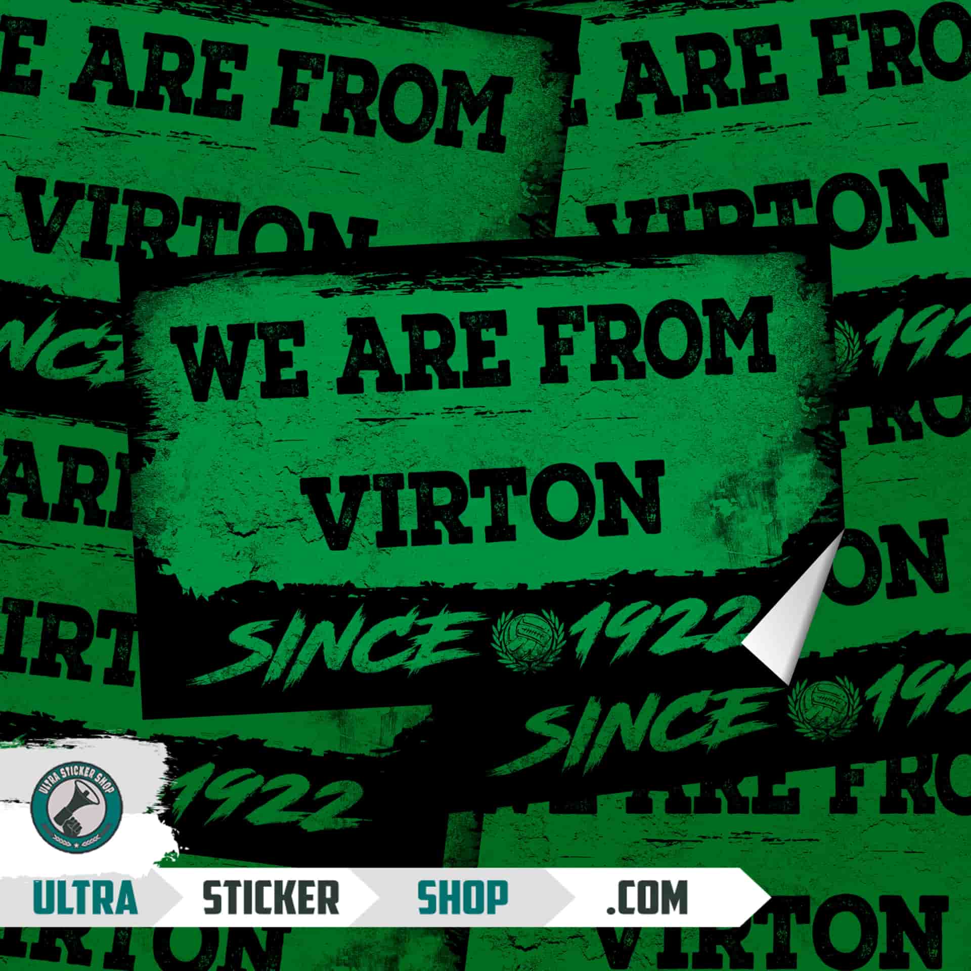 We Are From Virton 1922 Stickers