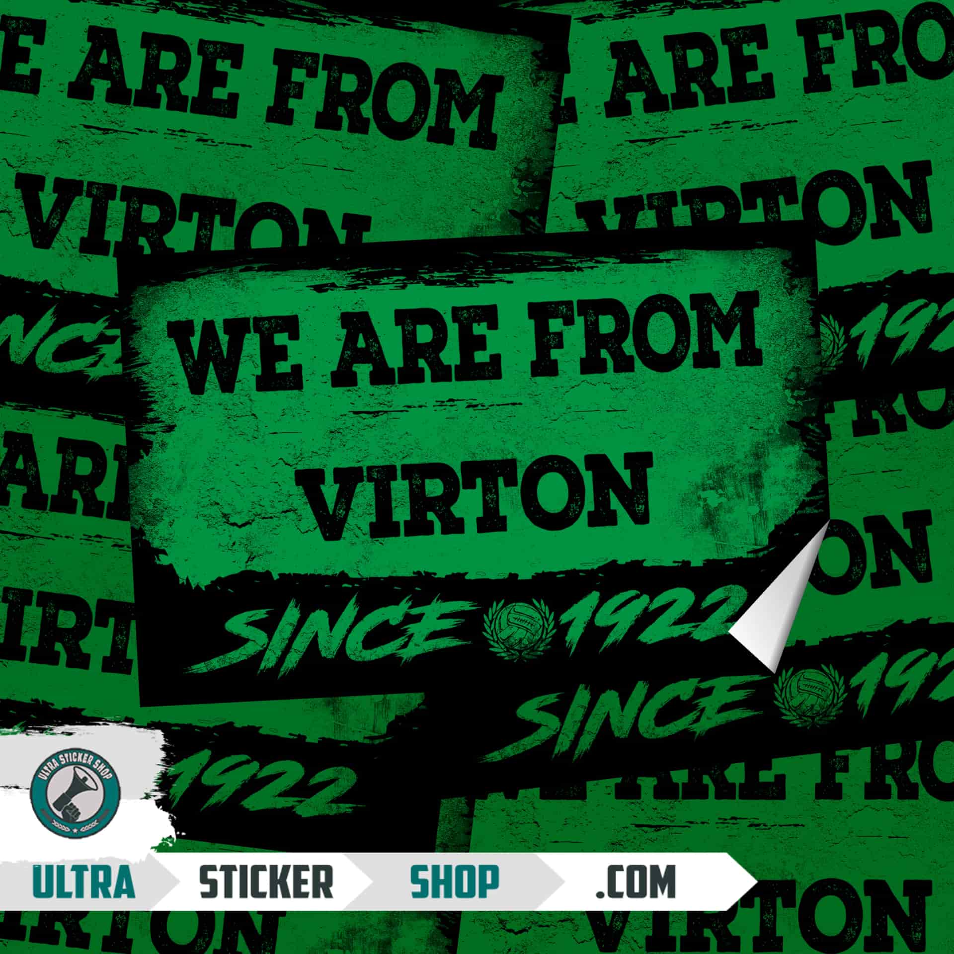 We Are From Virton 1922 Stickers