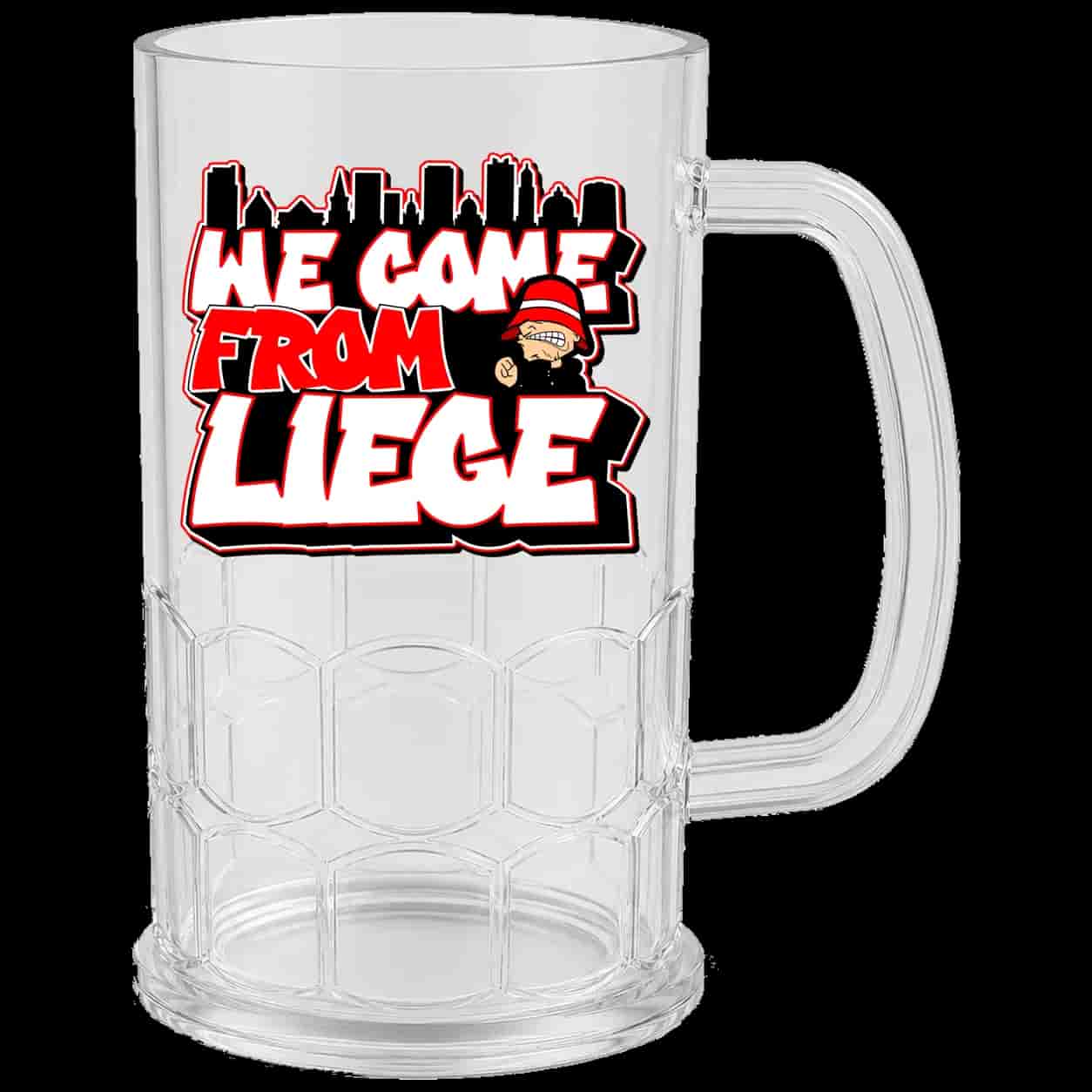 We come from Liege Chope à bière