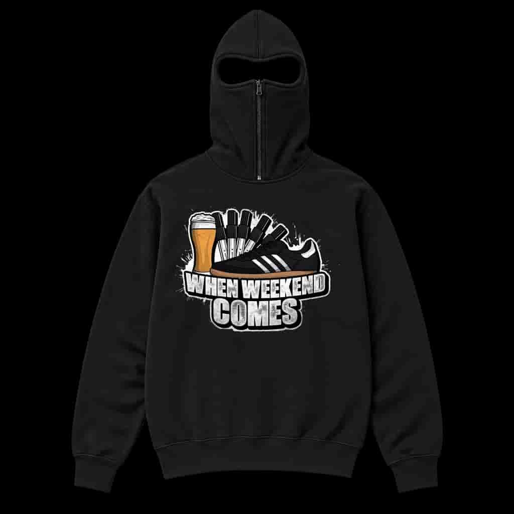 When weekend comes Ninja Hoodie