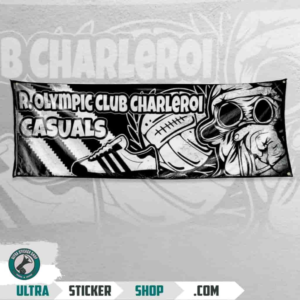 R. Olympic Club Charleroi casuals Vlag