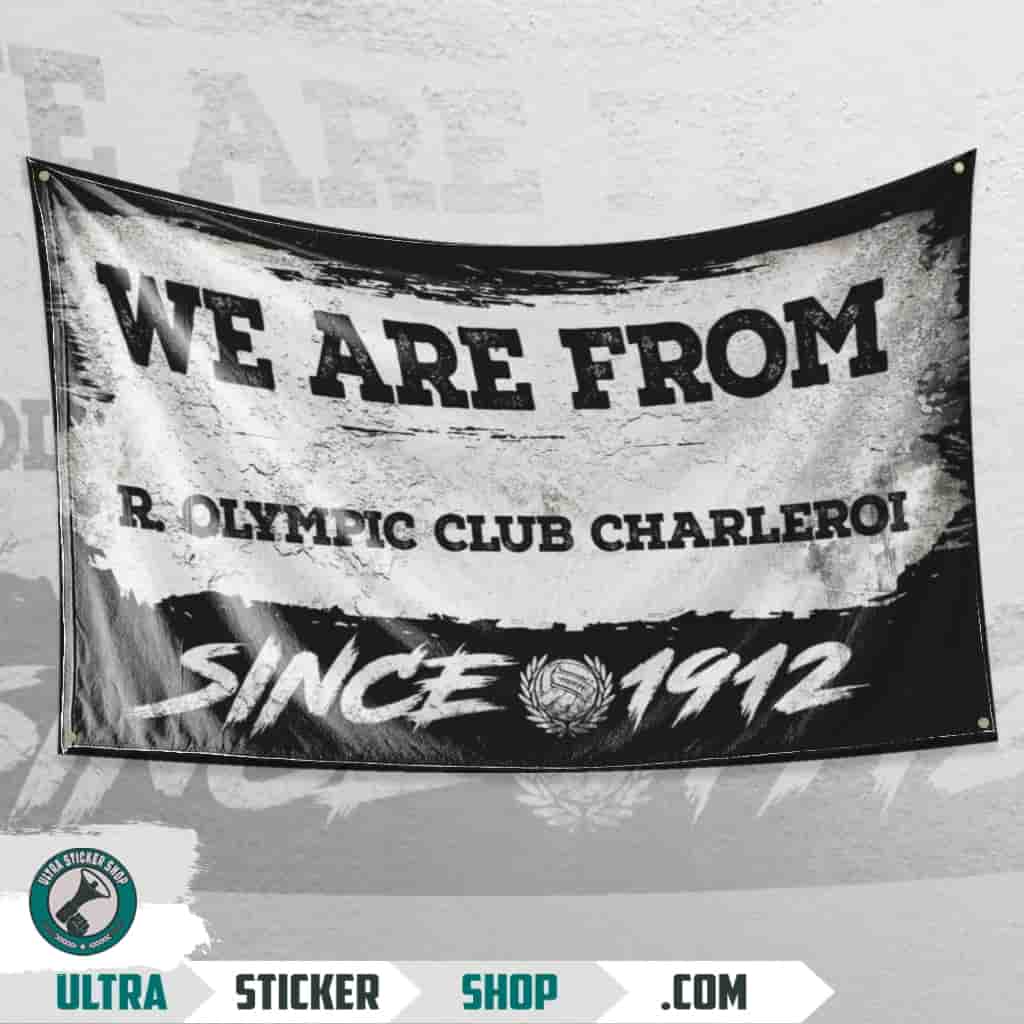 We Are From R. Olympic Club Charleroi 1912 Vlag