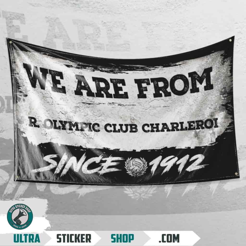 We Are From R. Olympic Club Charleroi 1912 Vlag